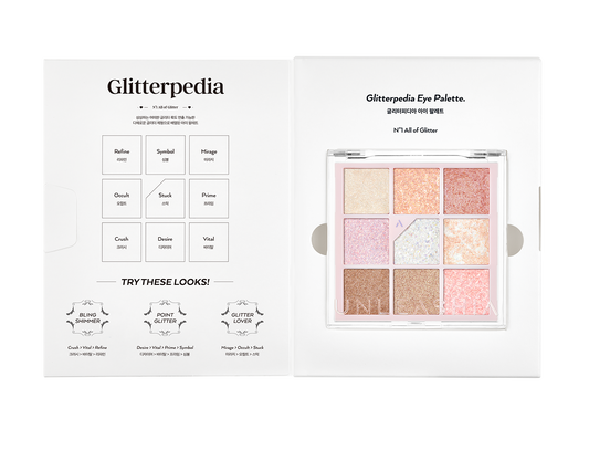 UNLEASHIA | Glitterpedia Eye Palette - 1 All of Glitter - 6,6g