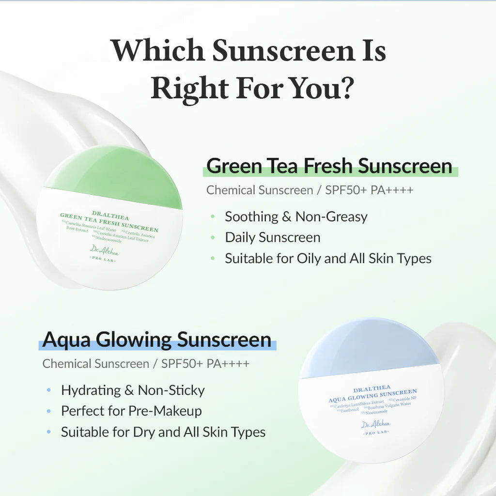 DR. ALTHEA | Green Tea Fresh Sunscreen 45ml (Protezione Solare)