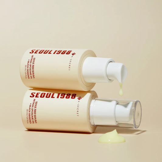 K-SECRET | SEOUL 1988 Serum : Retinal Liposome 2% + Black Ginseng 30ml (Siero viso)
