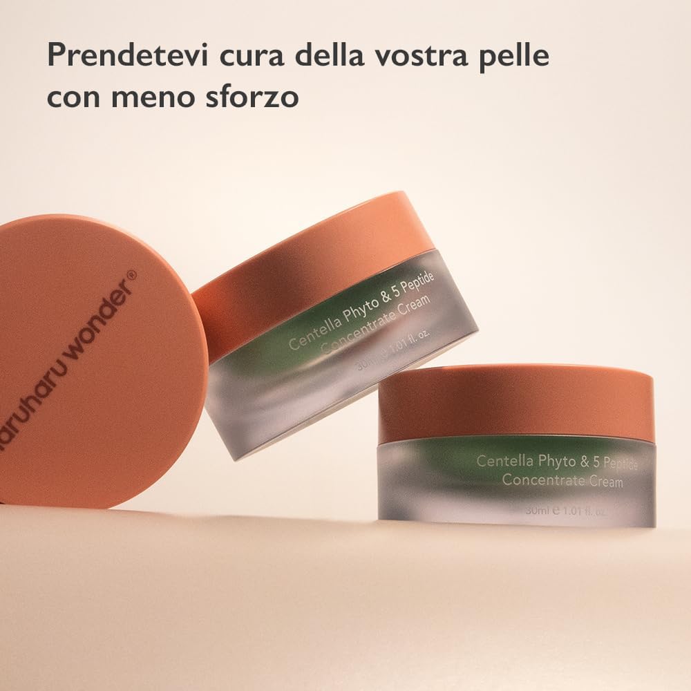 HARUHARU WONDER | Centella Phyto & 5 Peptide Concentrate Cream 30ml (Crema viso)