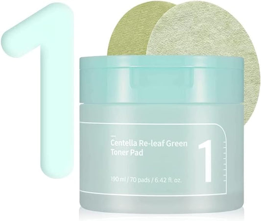 NUMBUZIN | No.1 Centella Re-leaf Green Toner Pad - 70 pads