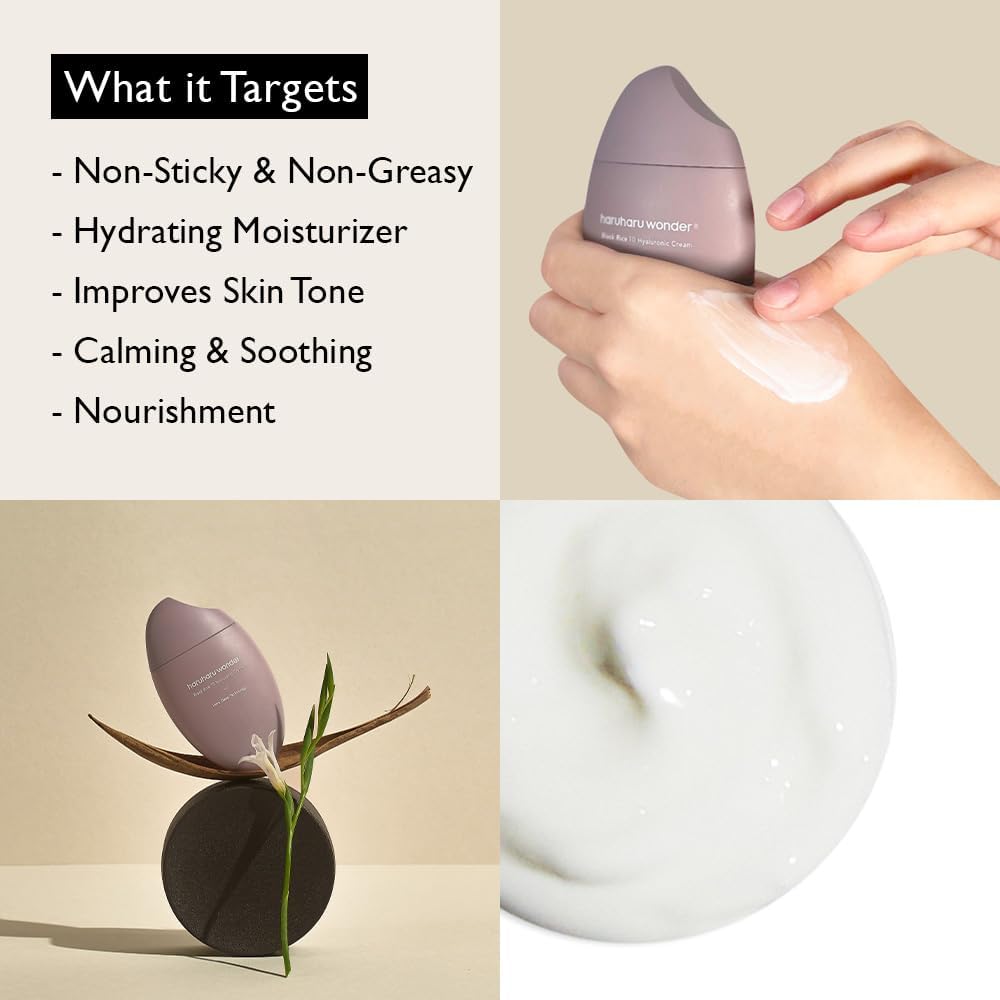 HARUHARU WONDER | Black Rice Hyaluronic Cream 50ml (Crema viso)