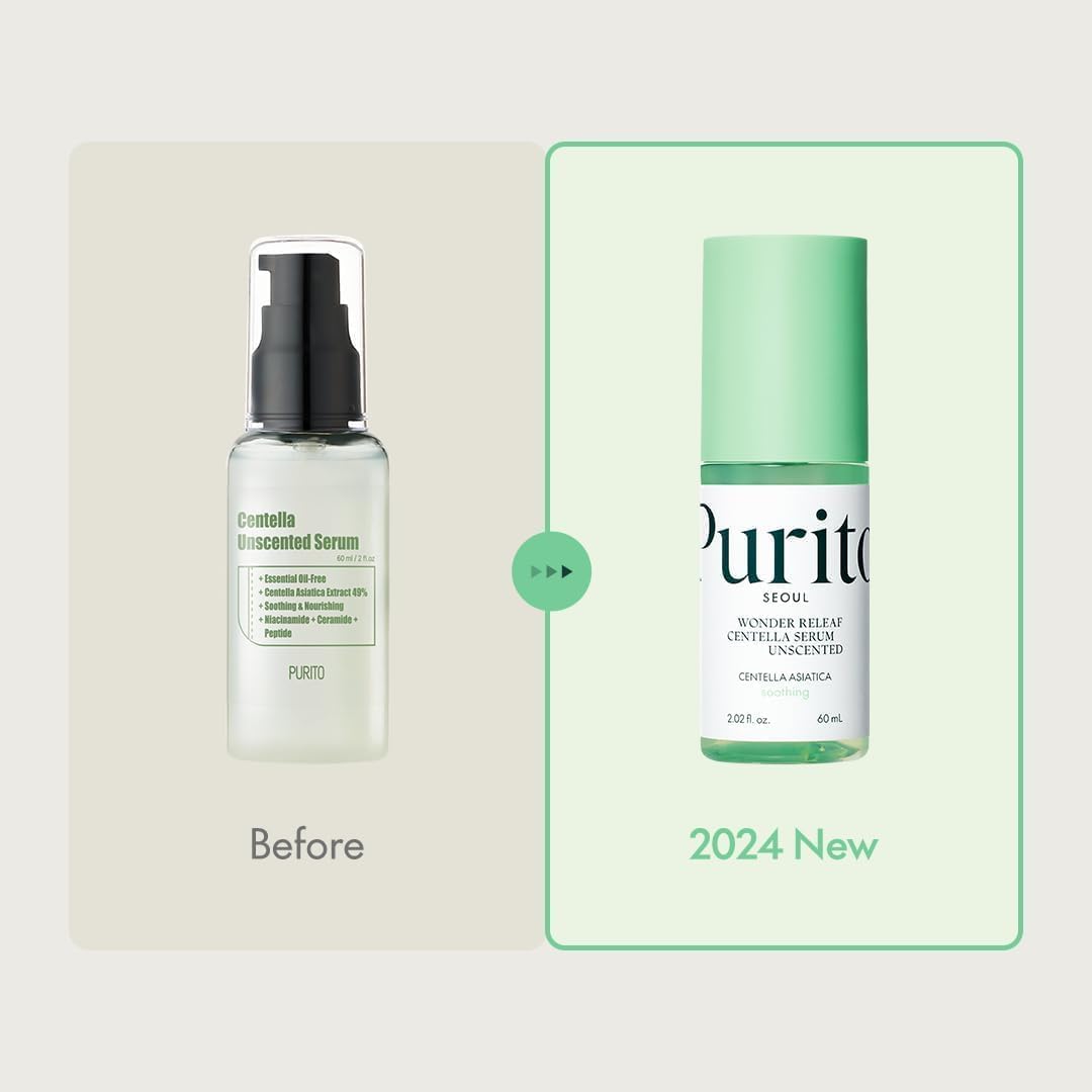 Purito | Wonder Releaf Centella Serum Unscented - 60ml (Siero Viso)