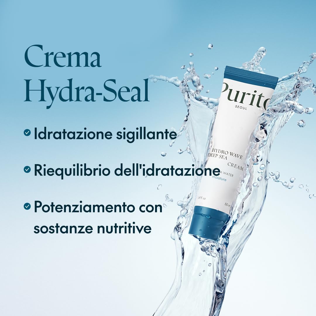 PURITO | Deep Sea Pure Water Cream 50g (Crema Viso)