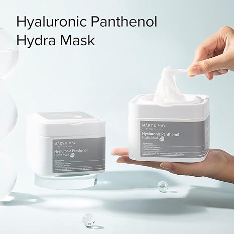 MARY & MAY | Hyaluronic Panthenol Hydra Mask 30pc (Maschere In Tessuto)