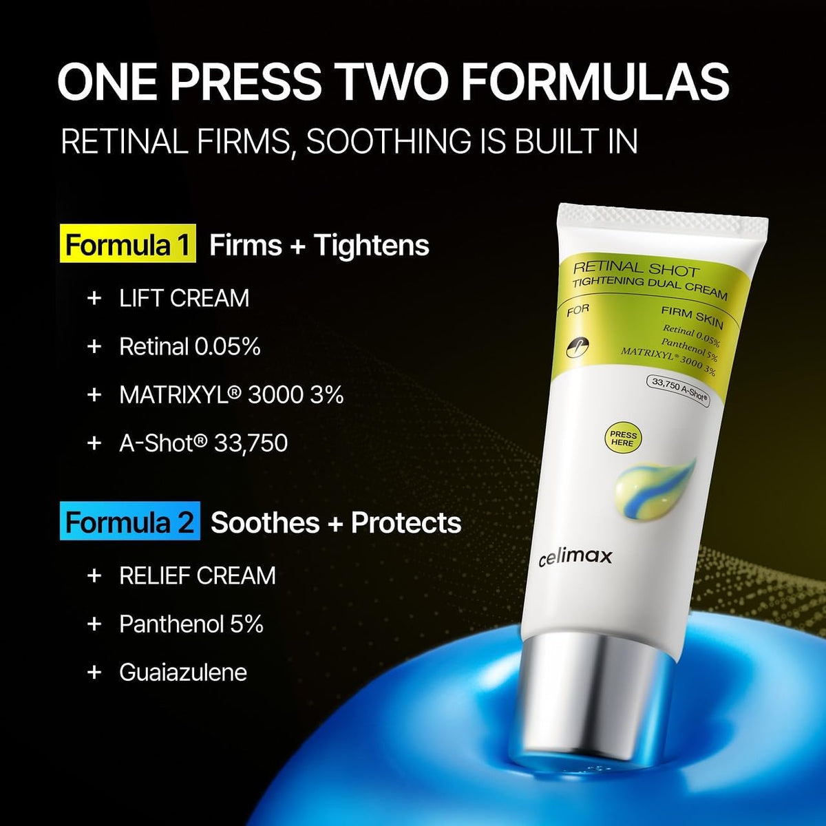 Celimax | The Vita-A Retinal Shot Tightening Dual Cream 50ml (Crema viso)