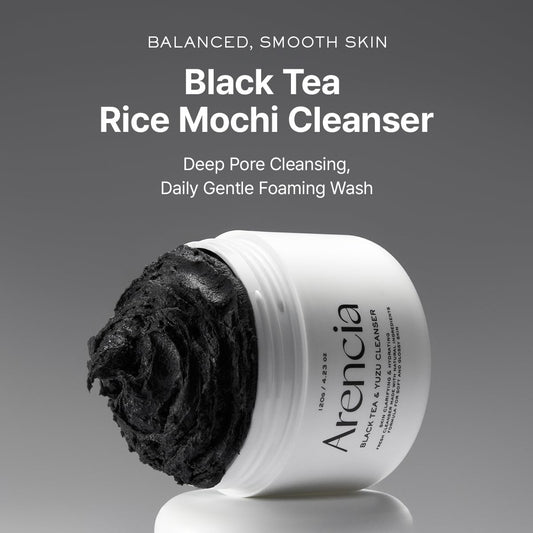Arencia | Black Tea & Yuzu Rice Mochi Cleanser 120g