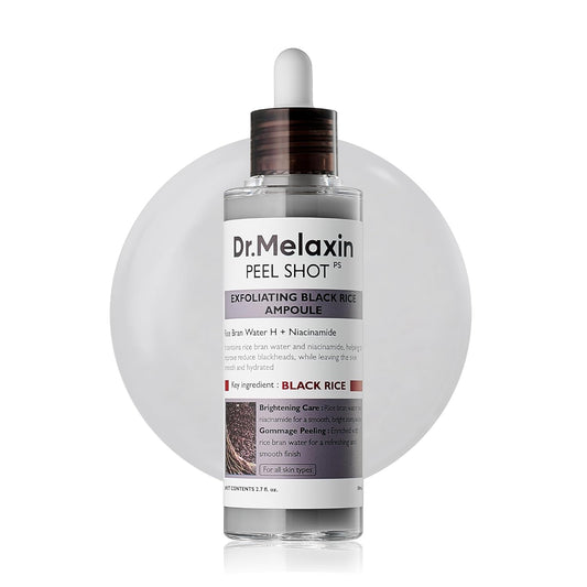 Dr. Melaxin | Peel Shot Exfoliating Black Rice Ampoule 80ml