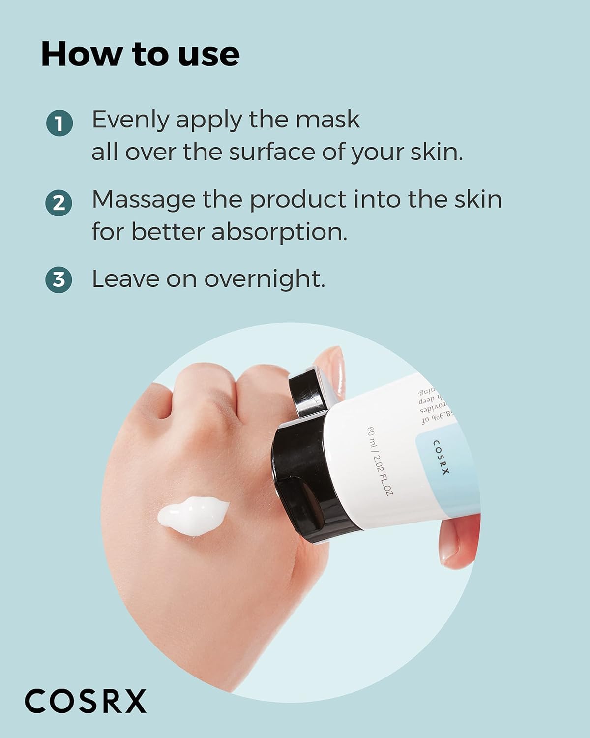 COSRX | Ultimate Nourishing Rice Overnight Spa Mask 60 ml (Maschera notturna)