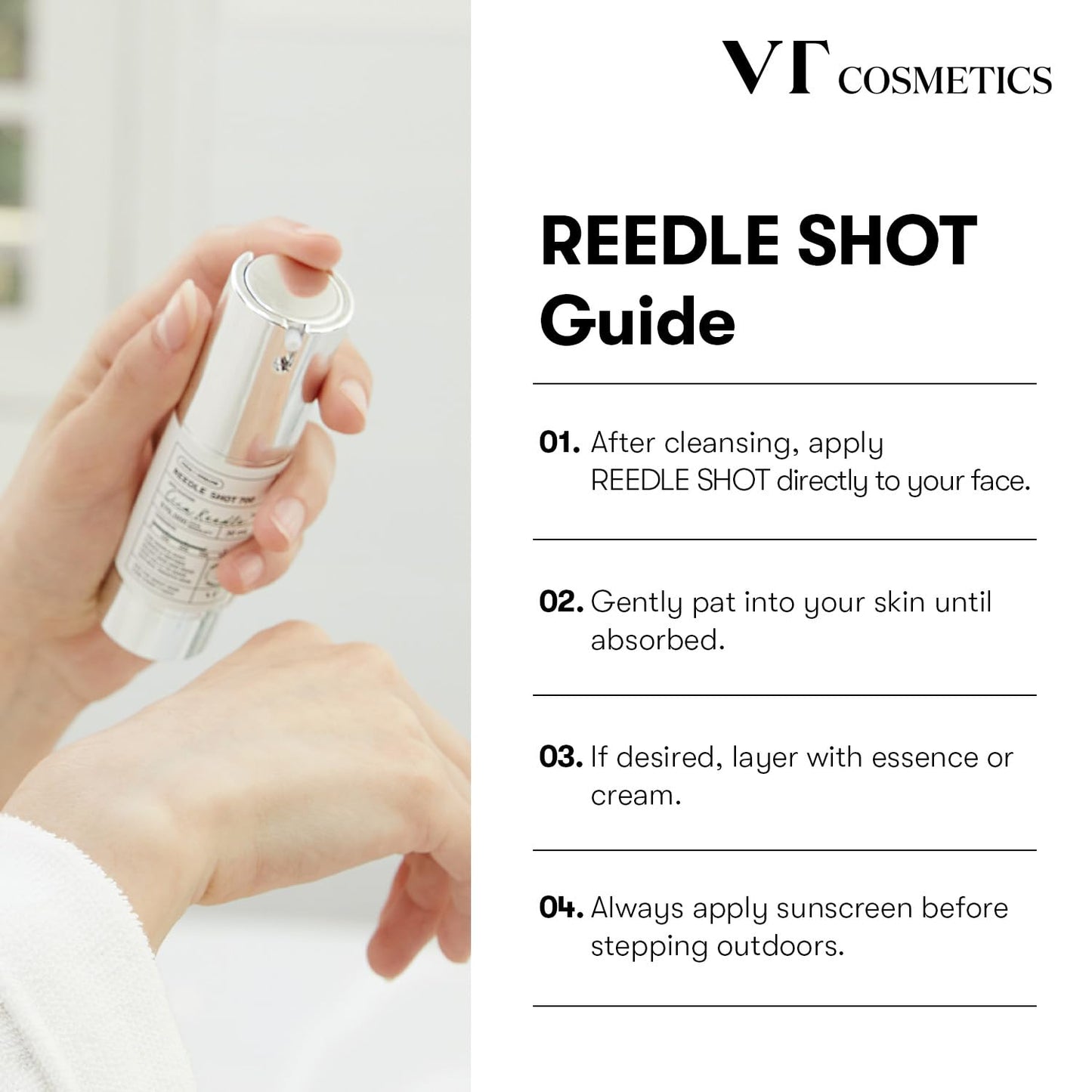 VT COSMETICS | Reedle Shot 50/100/300/700 30ml-50ml (Booster con aghi)