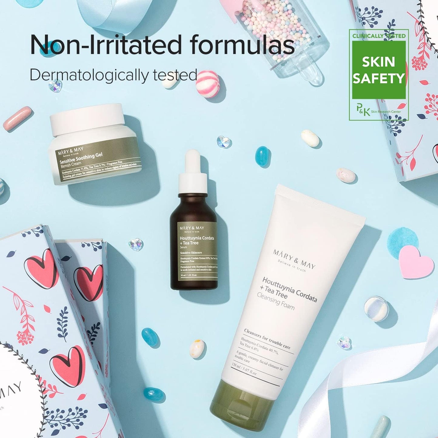 Mary&May | Houttunya Cordata + Tea Tree Cleansing Foam - 150ml (Detergente Viso)