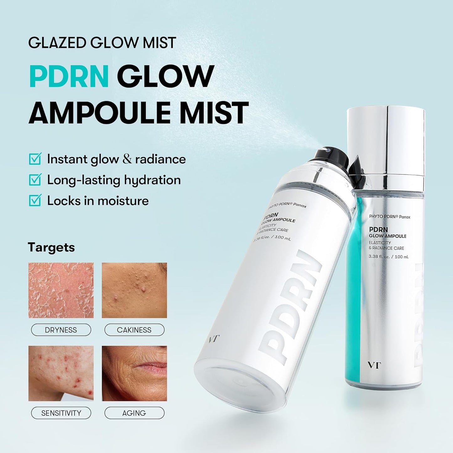 VT COSMETICS | PDRN Glow Ampoule 100ml