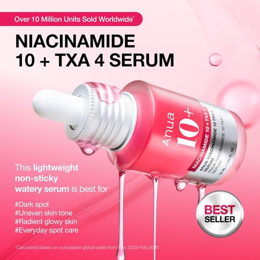 ANUA | Niacinamide 10% + TXA 4% Dark Spot Correcting Serum - 30 ml