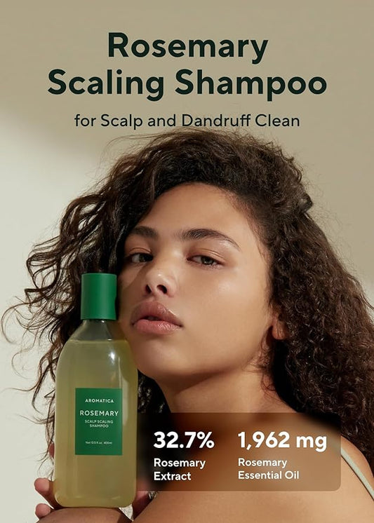 AROMATICA | Rosemary Scalp Scaling Shampoo 400ml
