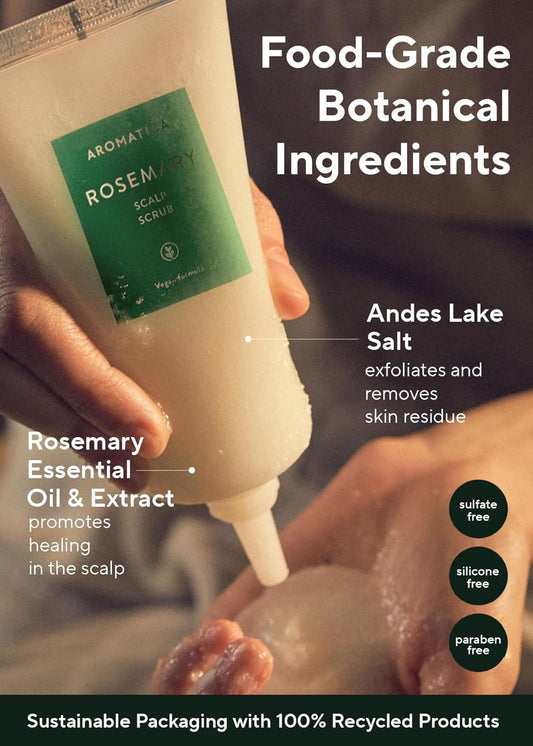 AROMATICA | Rosemary Scalp Scrub 165ml (Scrub cuoio capelluto)