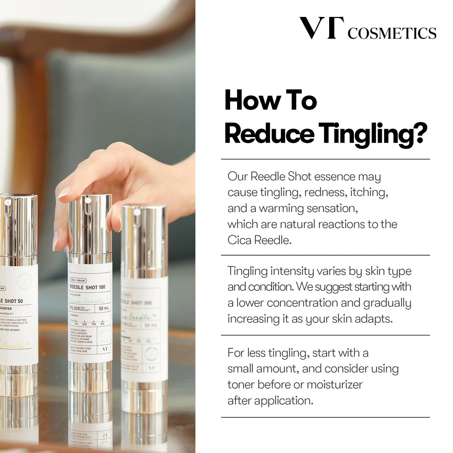 VT COSMETICS | Reedle Shot 50/100/300/700 30ml-50ml (Booster con aghi)