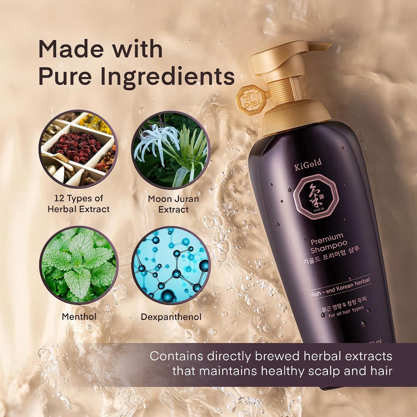 DAENG GI MEO RI | Ki Gold Premium Shampoo 500ml (Shampoo Glass Hair)