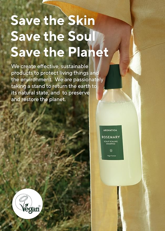 AROMATICA | Rosemary Scalp Scaling Shampoo 400ml