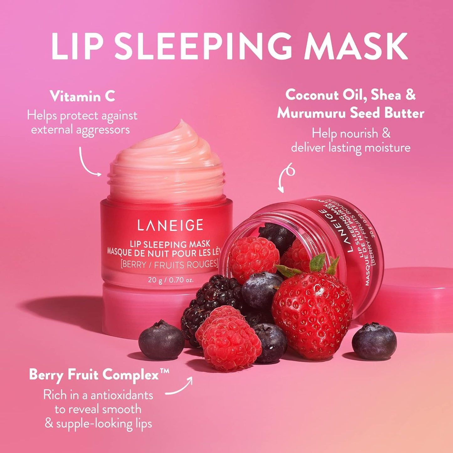 LANEIGE | Lip Sleeping Mask EX 20g (maschera labbra)