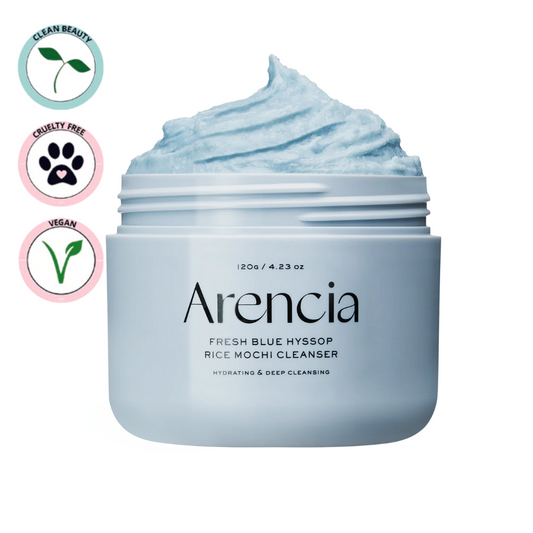 ARENCIA | Fresh Blue Hyssop Rice Mochi Cleanser 120g