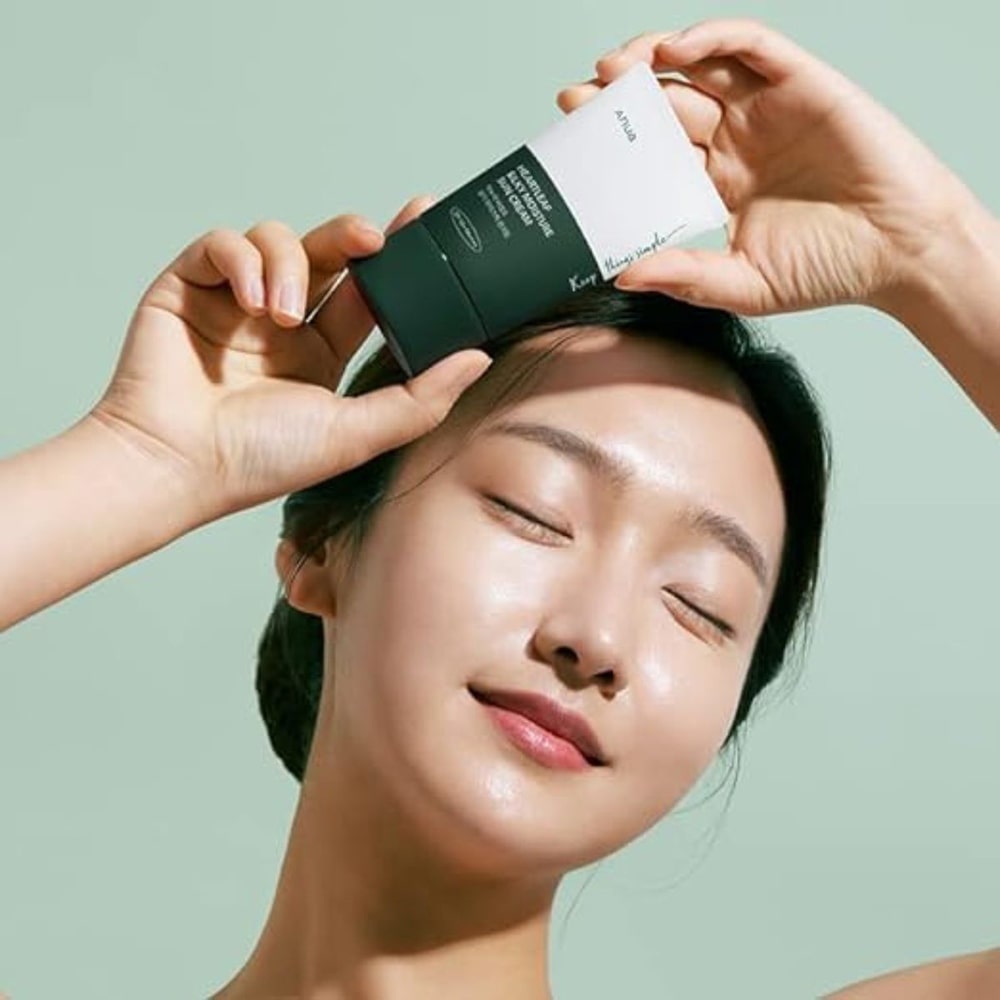 ANUA | Heartleaf Silky Moisture Sun Cream SPF50+/PA++++ 50ml (Protezione solare)