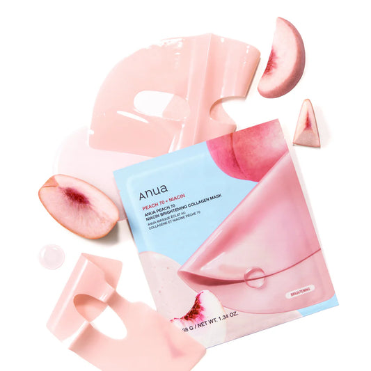 ANUA | Peach 70 Niacin Brightening Collagen Mask 38g