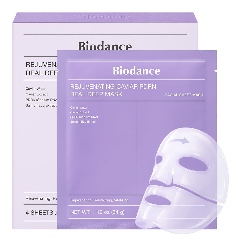 Biodance | Rejuvenating Caviar PDRN Real Deep Mask 34g (Maschera viso idrogel)