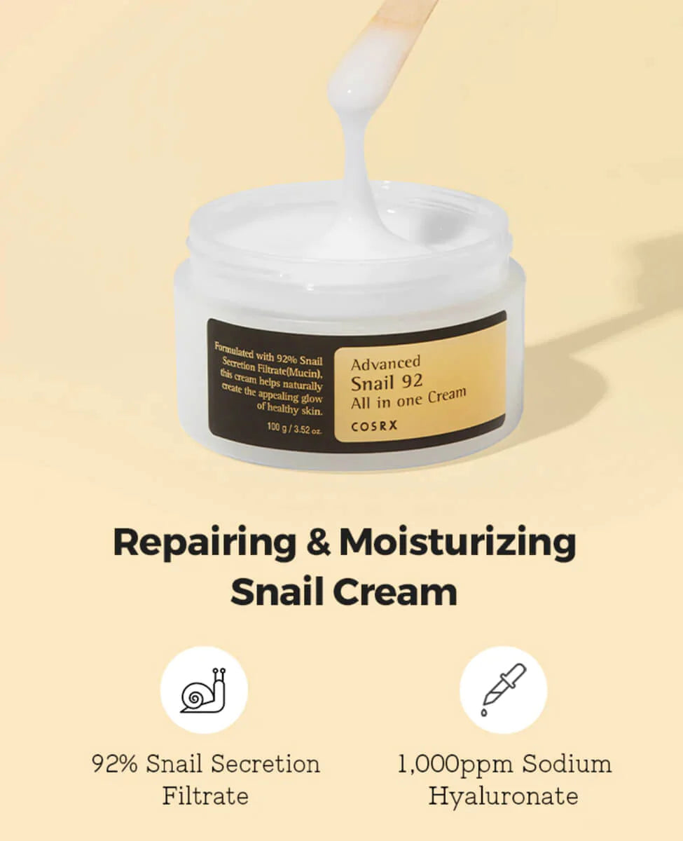 COSRX | Advanced Snail 92 All in One Cream 100 g (Crema viso)