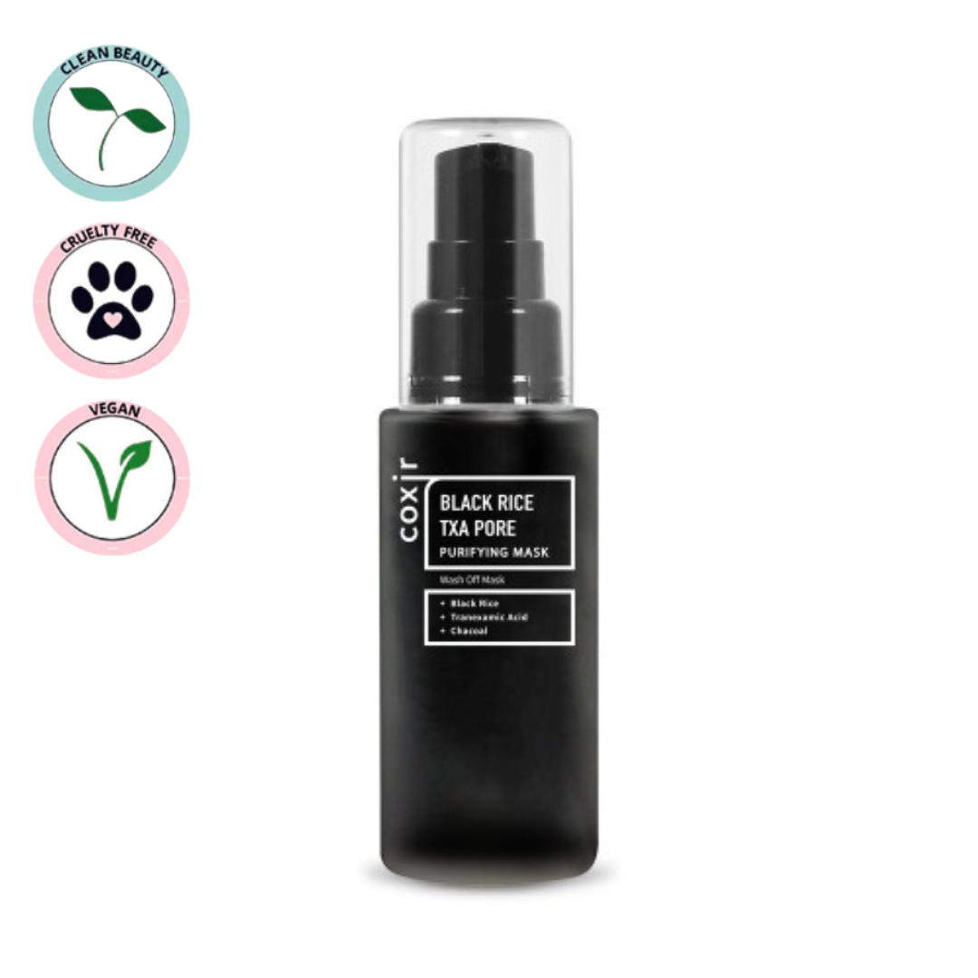 COXIR | Black Rice TXA Pore Mask 50ml (Maschera per pori)