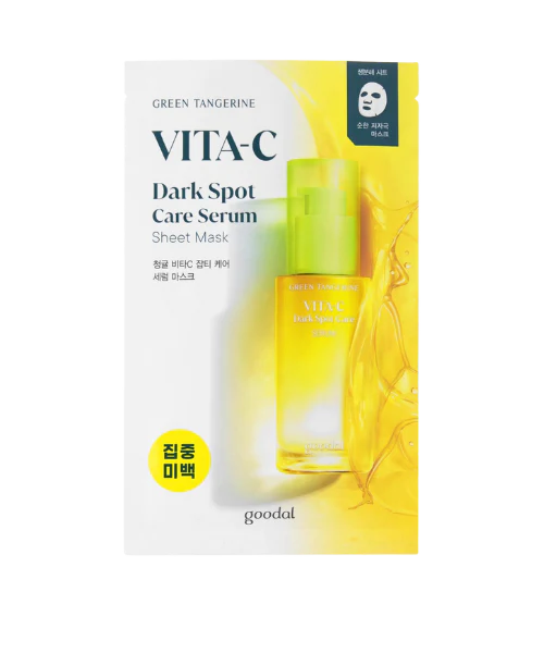 GOODAL | Green Tangerine Vita C Serum Sheet Mask 30ml (Maschera In Tessuto)