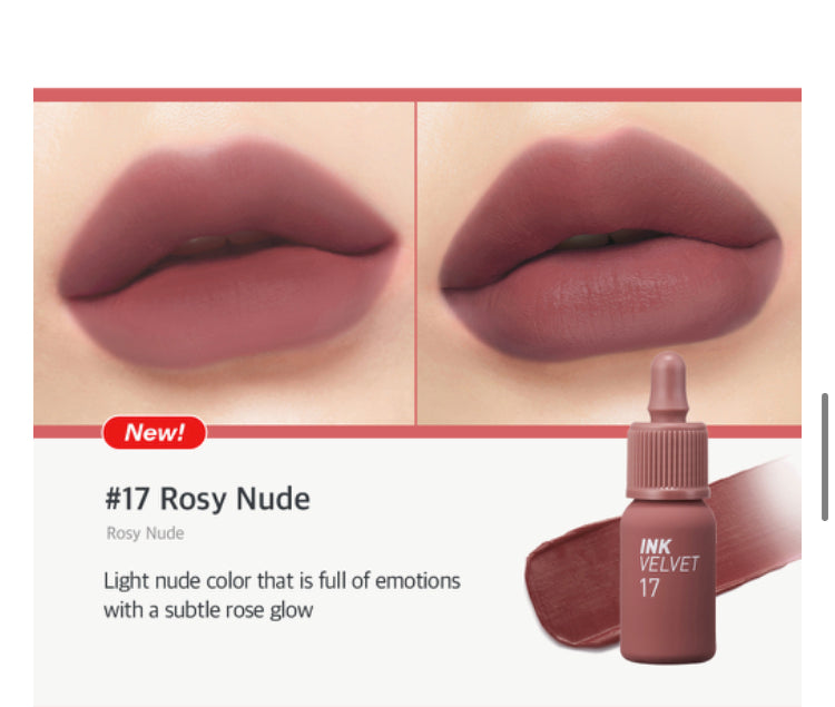 PERIERA | Ink The Velvet - N 17 Rosy Nude - 4g (Tinta Labbra)