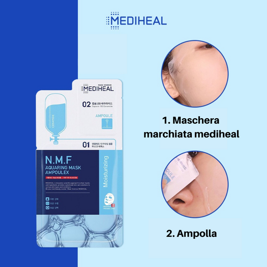 MEDIHEAL | N.M.F Aquaring Mask Ampoulex (Maschera + Ampolla)