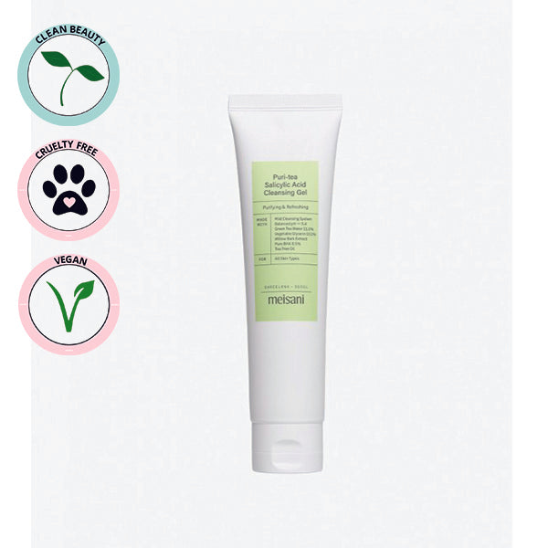 MEISANI | Puri-Tea Salicylic Acid Cleansing Gel 30ml - 150ml (Detergente)