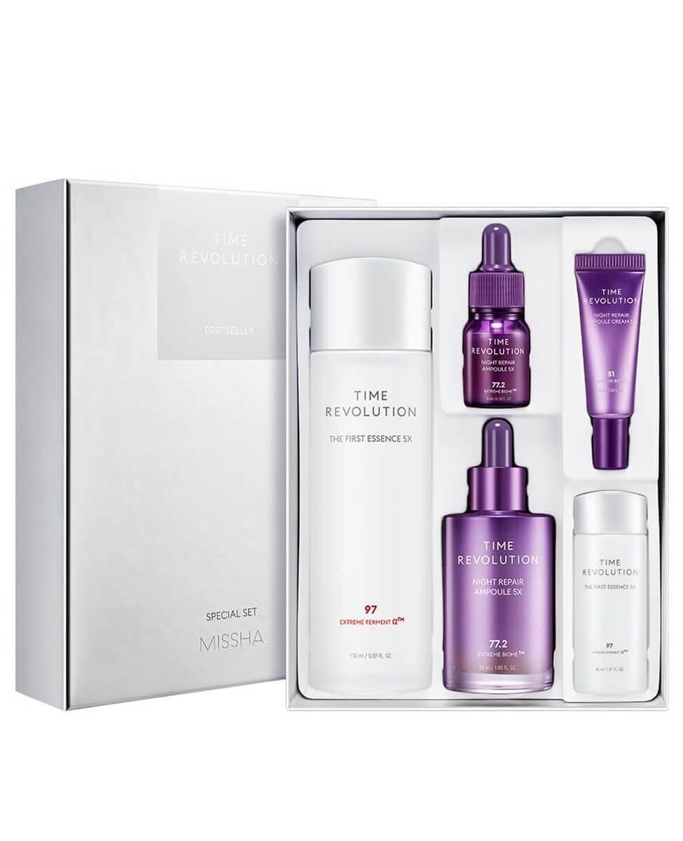 MISSHA | Time Revolution Night Repair Best seller set 5x
