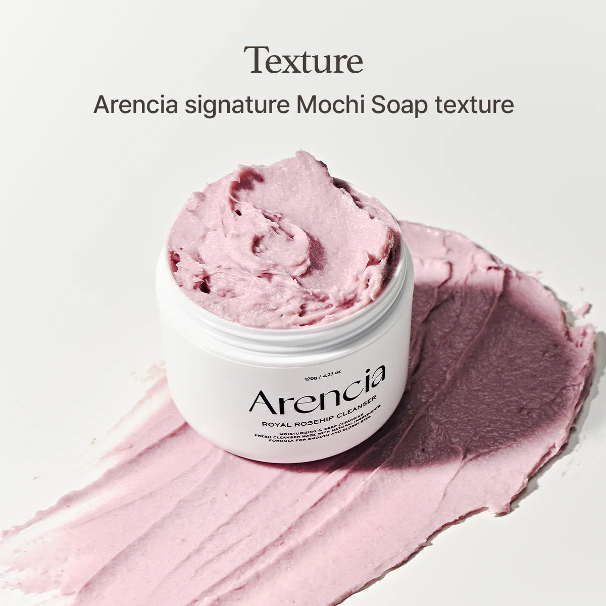 ARENCIA | Fresh Rosehip Mochi Cleanser 120g
