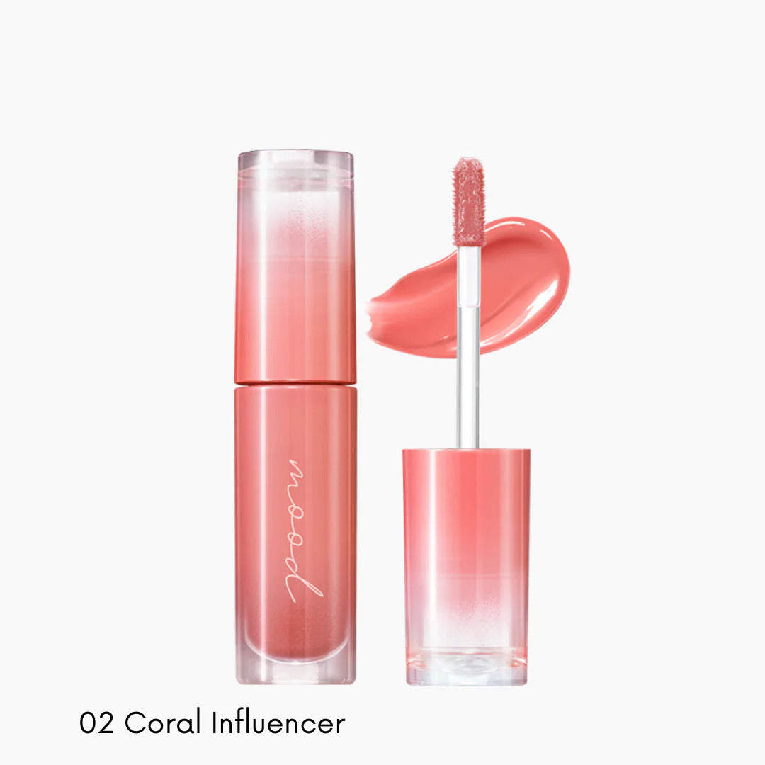PERIPERA | Ink Mood Glowy Tint 02 Coral Influencer 4g (Tinta Labbra)