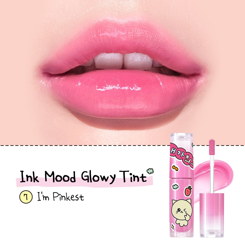Peripera | Ink Mood Glowy Tint - 07 I'm Pinkest - 4g (Tinta Labbra)