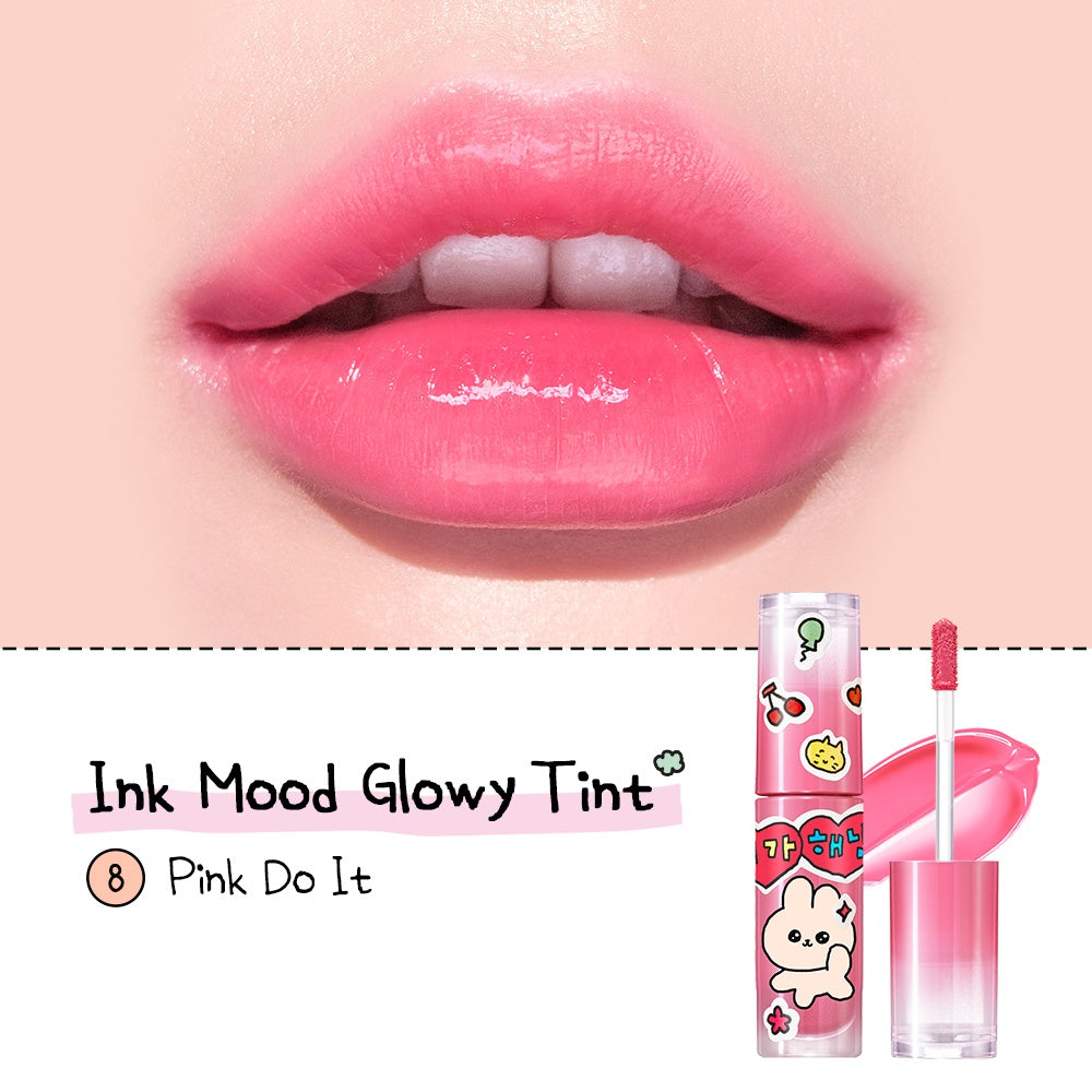Peripera | Ink Mood Glowy Tint - 08 Pink Do It - 4g (Tinta Labbra)