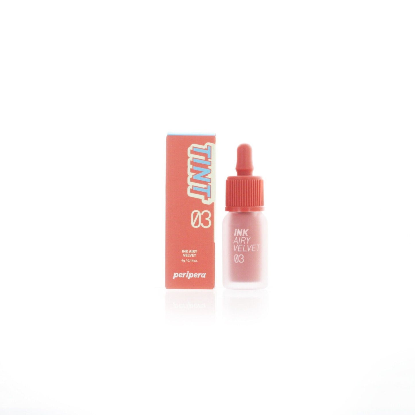 PERIPERA | Ink Airy Velvet Lip Tint - 03 Cartoon Coral (Tinta Labbra)