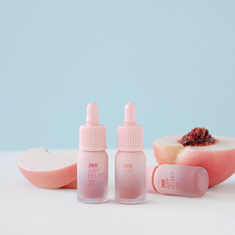 PERIPERA | Ink Airy Velvet Lip Tint - 23 In the Peachlight (Tinta Labbra)