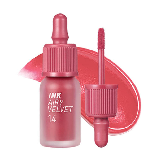 PERIPERA | Ink Airy Velvet Lip Tint - 14 Rosy Pink (Tinta Labbra)