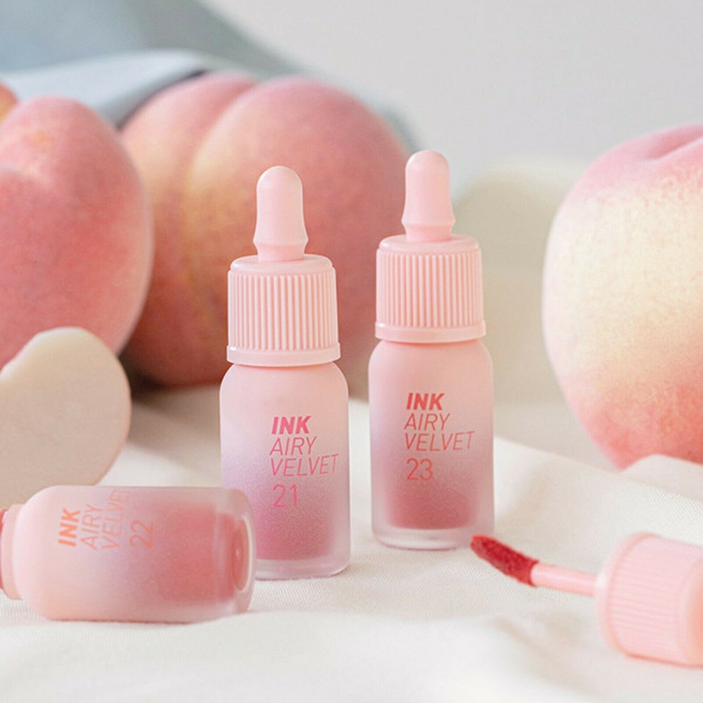 PERIPERA | Ink Airy Velvet Lip Tint - 23 In the Peachlight (Tinta Labbra)