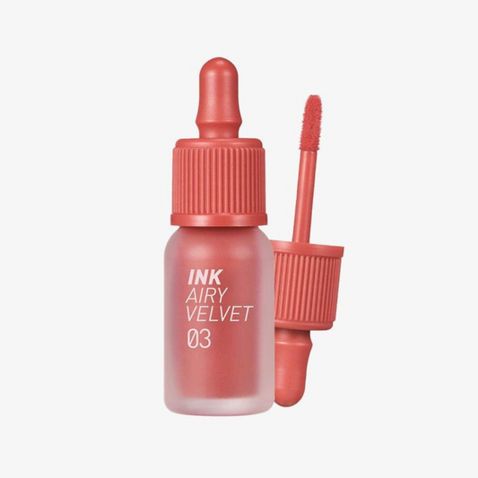 PERIPERA | Ink Airy Velvet Lip Tint - 03 Cartoon Coral (Tinta Labbra)
