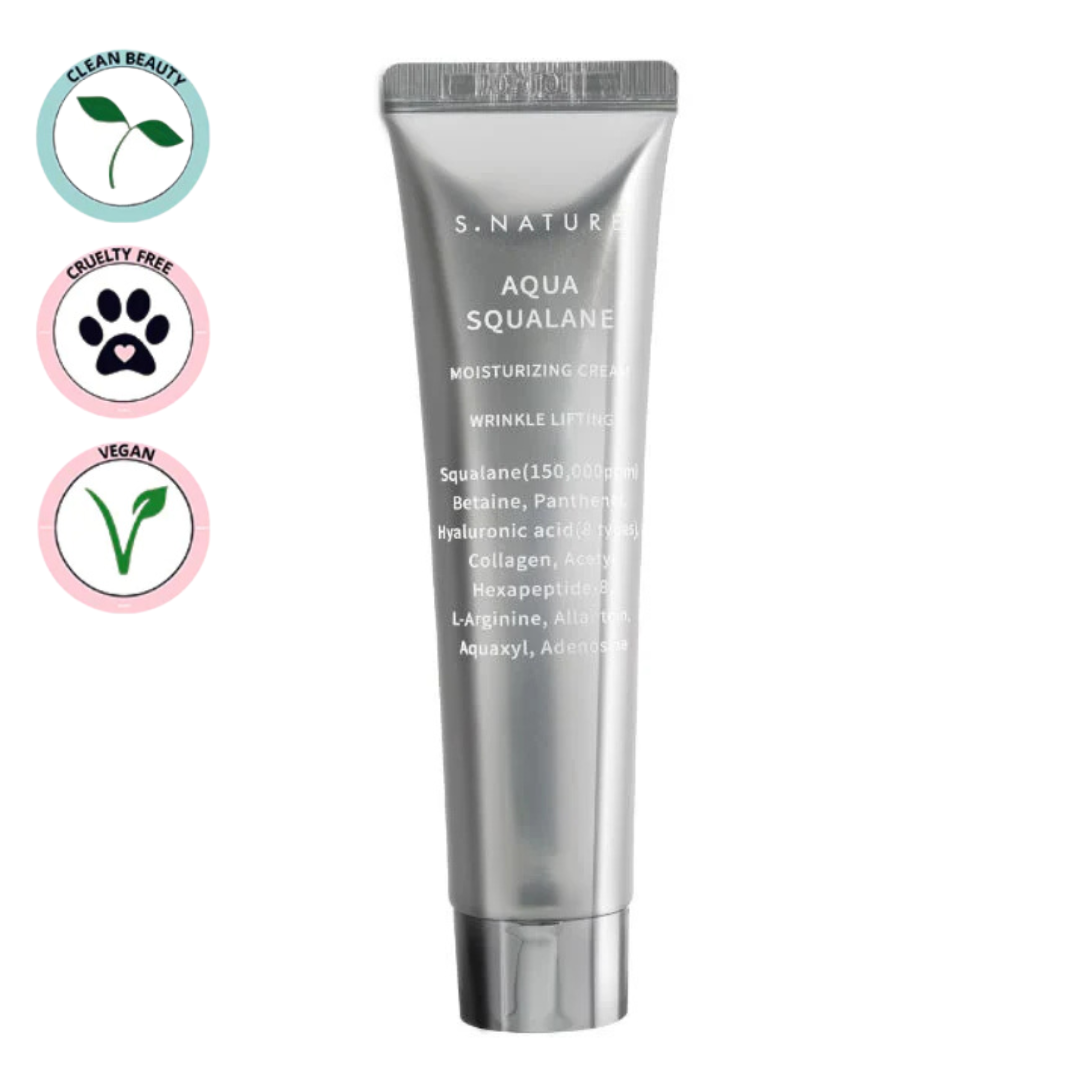 S.NATURE | Aqua Squalane Moisturizing Cream 60ml (Crema viso)