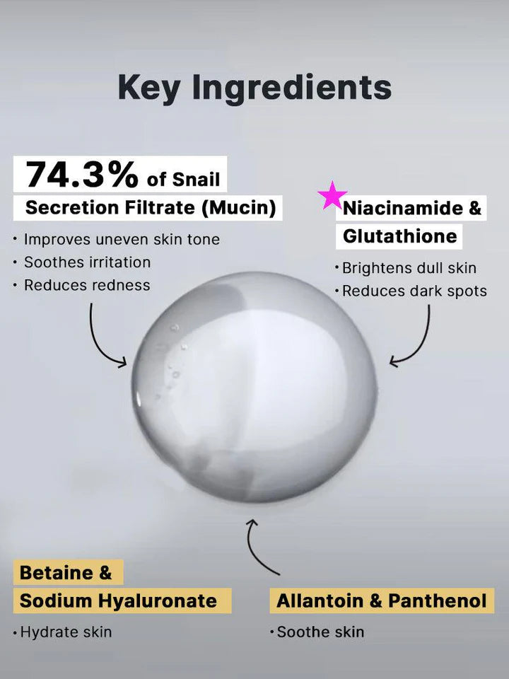 COSRX | Advanced Snail Radiance Dual Essence 80ml