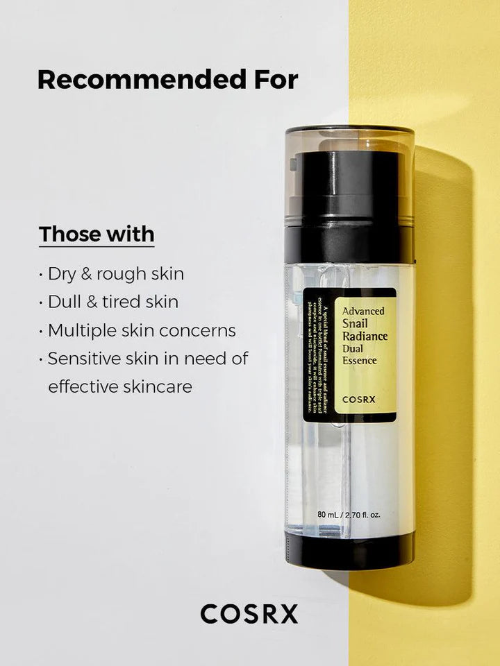 COSRX | Advanced Snail Radiance Dual Essence 80ml