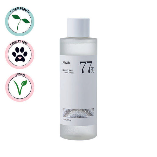 ANUA | Heartleaf 77% Soothing Toner - 250ml (Tonico Viso)