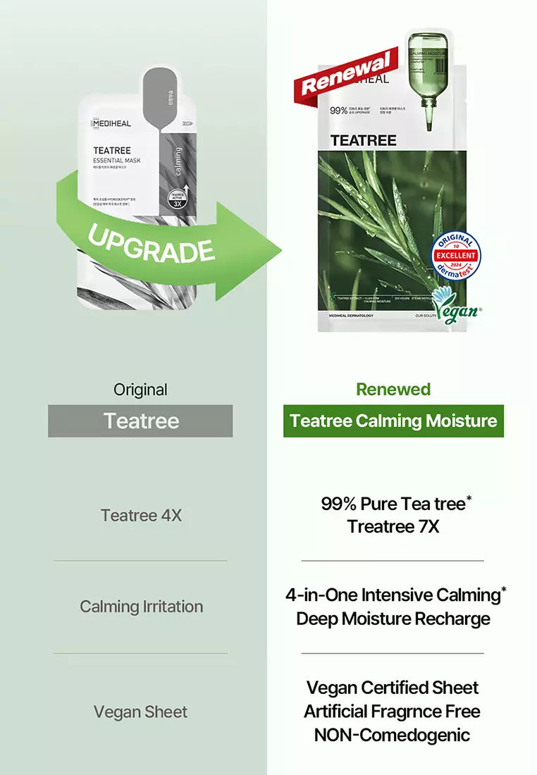 Mediheal | Teatree Essential Mask Calming Moisture 24ml