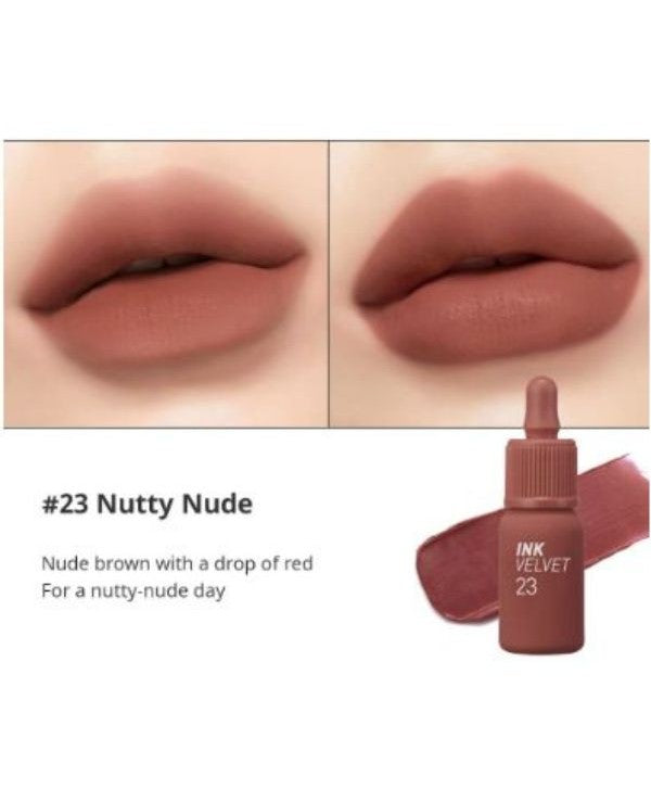 PERIPERA | Ink The Velvet - No.23 Nutty Nude - 4g (Tinta Labbra)