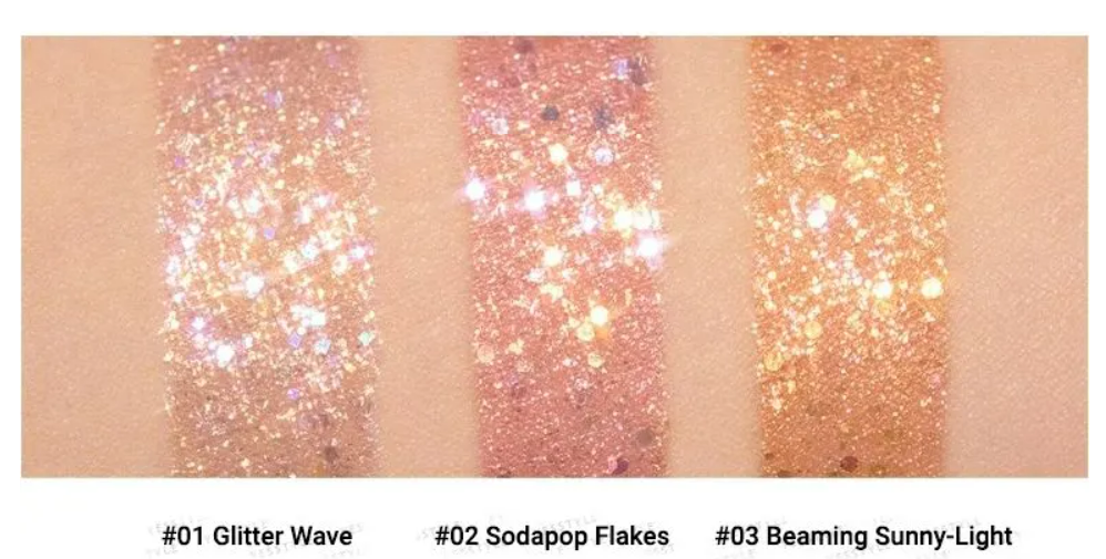 PERIPERA | Sugar Twinkle Liquid Glitter - 01 Glitter Wave - 1,9g